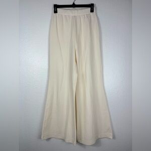 Free people Elegant Cream Women's Wide-Leg Pants size S